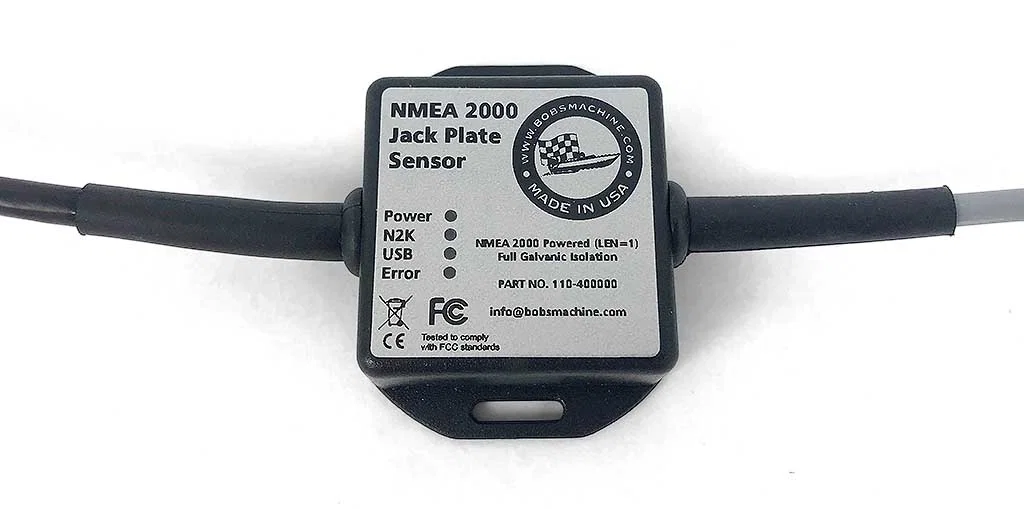 110-400003 – BOBS MACHINE NMEA Network Interface, Connects Bob's Machine Jack Plate To Multi Function Display Wired S...