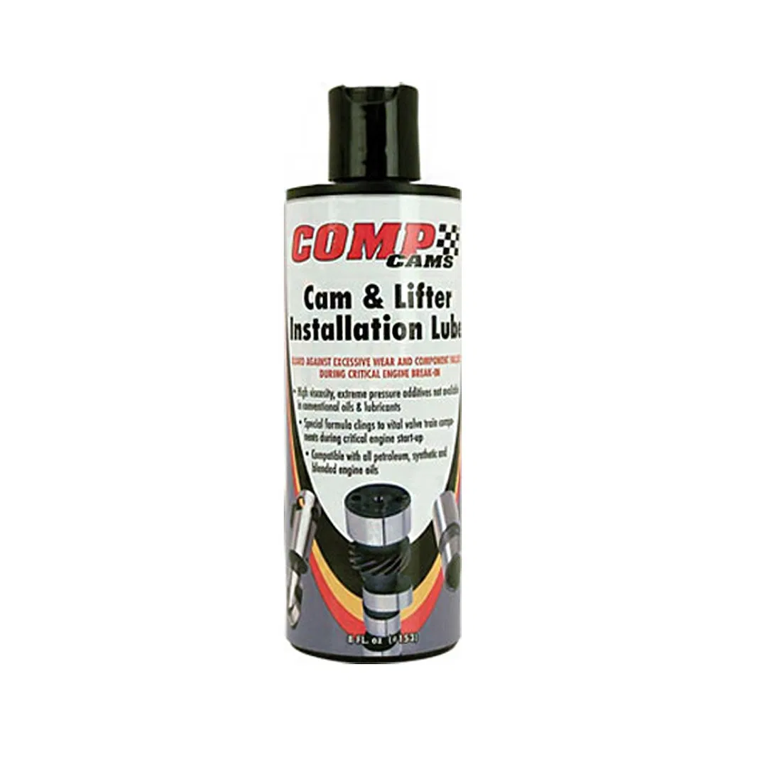 153 – COMP CAMS Assembly Lube, 8 Ounce Bottle Dissolves in Oil