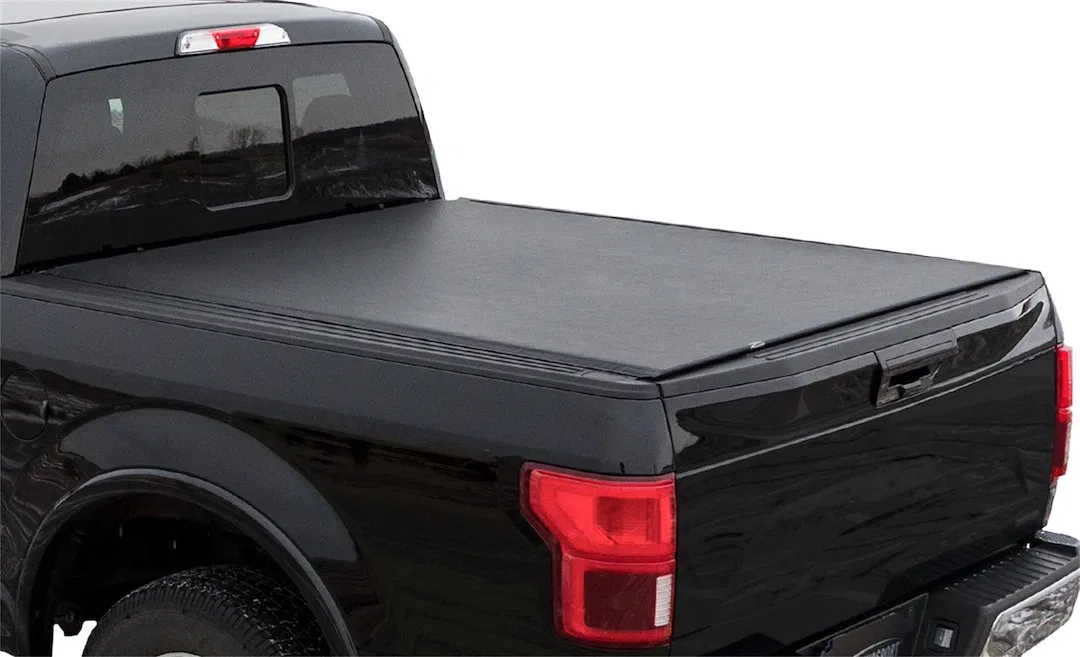 22010379 – ACCESS Tonneau Cover, Soft Roll-Up Hook And Loop Low Profile Black Vinyl Lockable Using Tailgate Handle Lo...