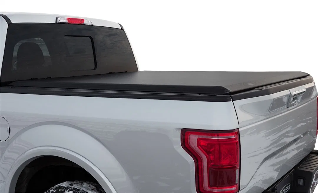 31409 – ACCESS Tonneau Cover, Soft Roll-Up Hook And Loop Low Profile Black Vinyl Lockable Using Tailgate Handle Lock ...