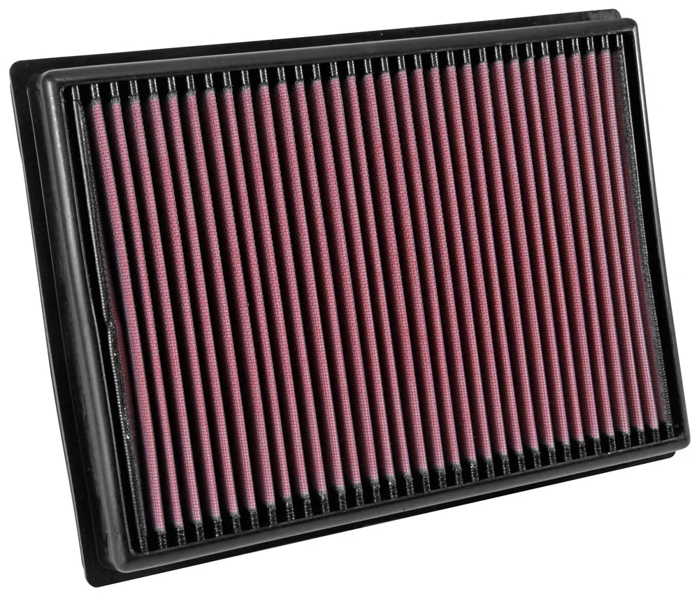 33-3045 – K&N FILTER Air Filter, Washable Red Cotton Gauze Panel
