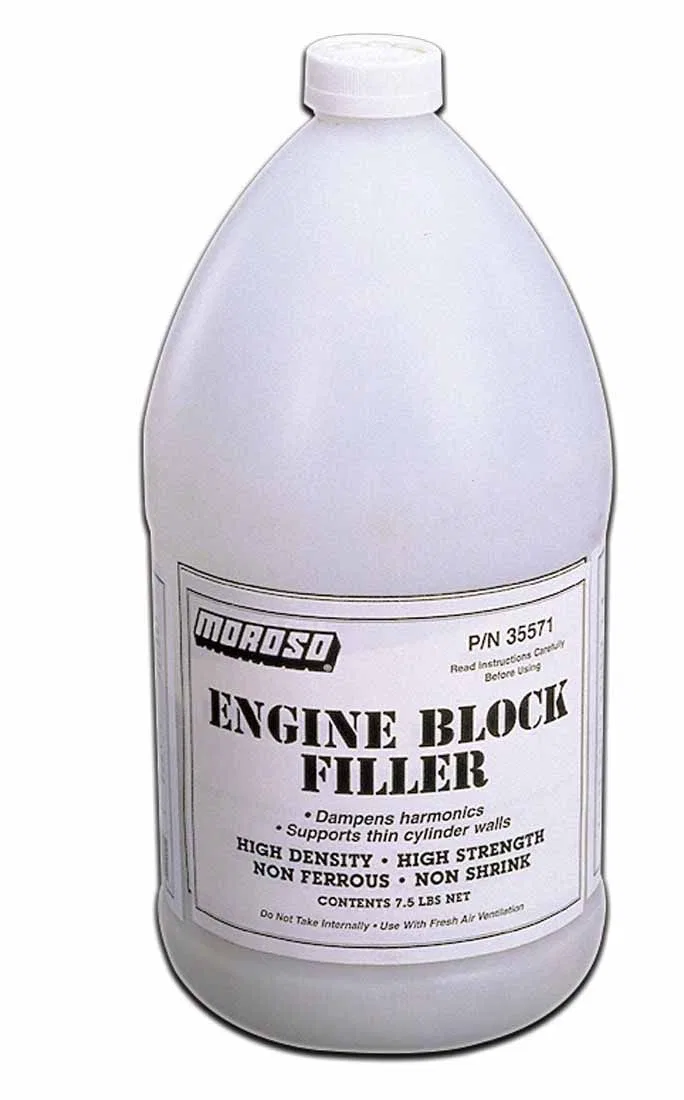 35570 – MOROSO Engine Block Filler, Epoxy Based Set Of 4 One Gallon Containers