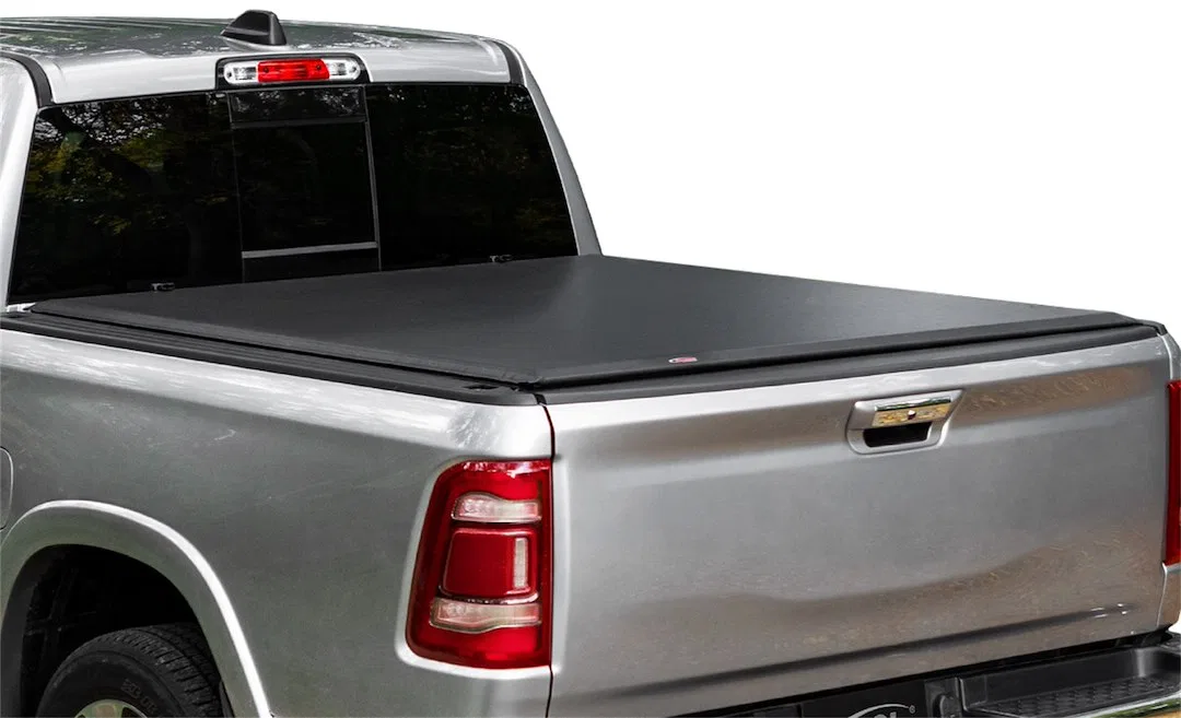 44249 – ACCESS Tonneau Cover, Soft Roll-Up Hook And Loop Low Profile Black Vinyl Lockable Using Tailgate Handle Lock ...