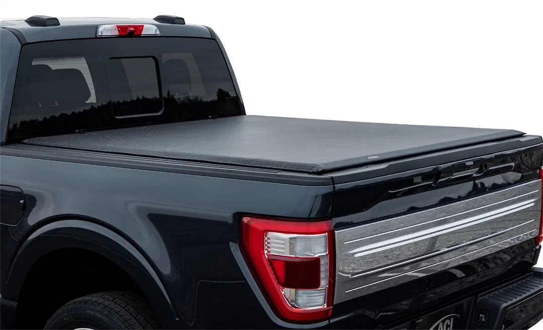 46039 – ACCESS Tonneau Cover, Soft Roll-Up Hook And Loop Low Profile Black Vinyl Lockable Using Tailgate Handle Lock ...
