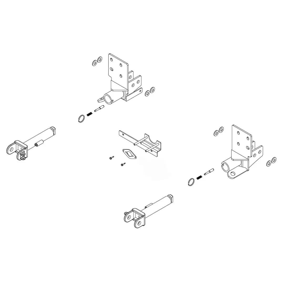 523221-5 – ROADMASTER Vehicle Baseplate, Removable Tabs Without Safety Cable Hooks Includes Hardware