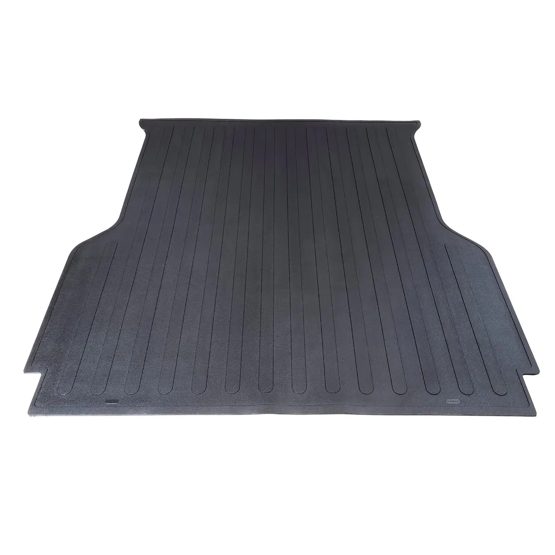 643N – TRAILFX Bed Mat, Direct-Fit Drop-In Without Raised Edges Textured Pebble Surface Design Black Rubber Tailgate ...