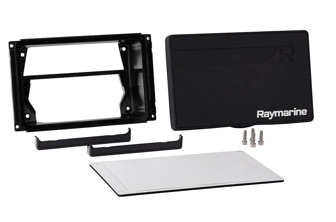 A80498 – RAYMARINE Chart Plotter Mount, Use To Mount Axiom 7 Inch Chart Plotters Front Mount Black With Protective Co...