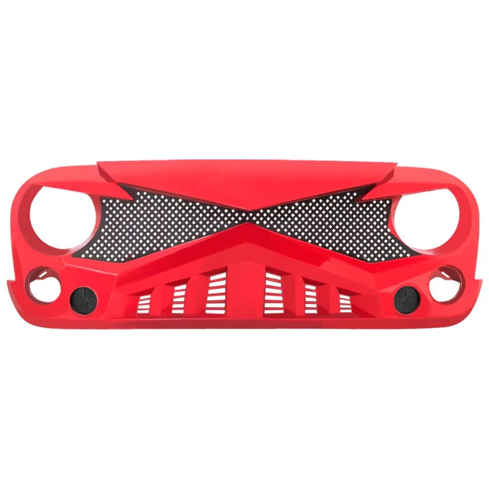 AMJPAA00118 – AMERICAN MOD Grille, With Light Cutouts Red ABS Plastic