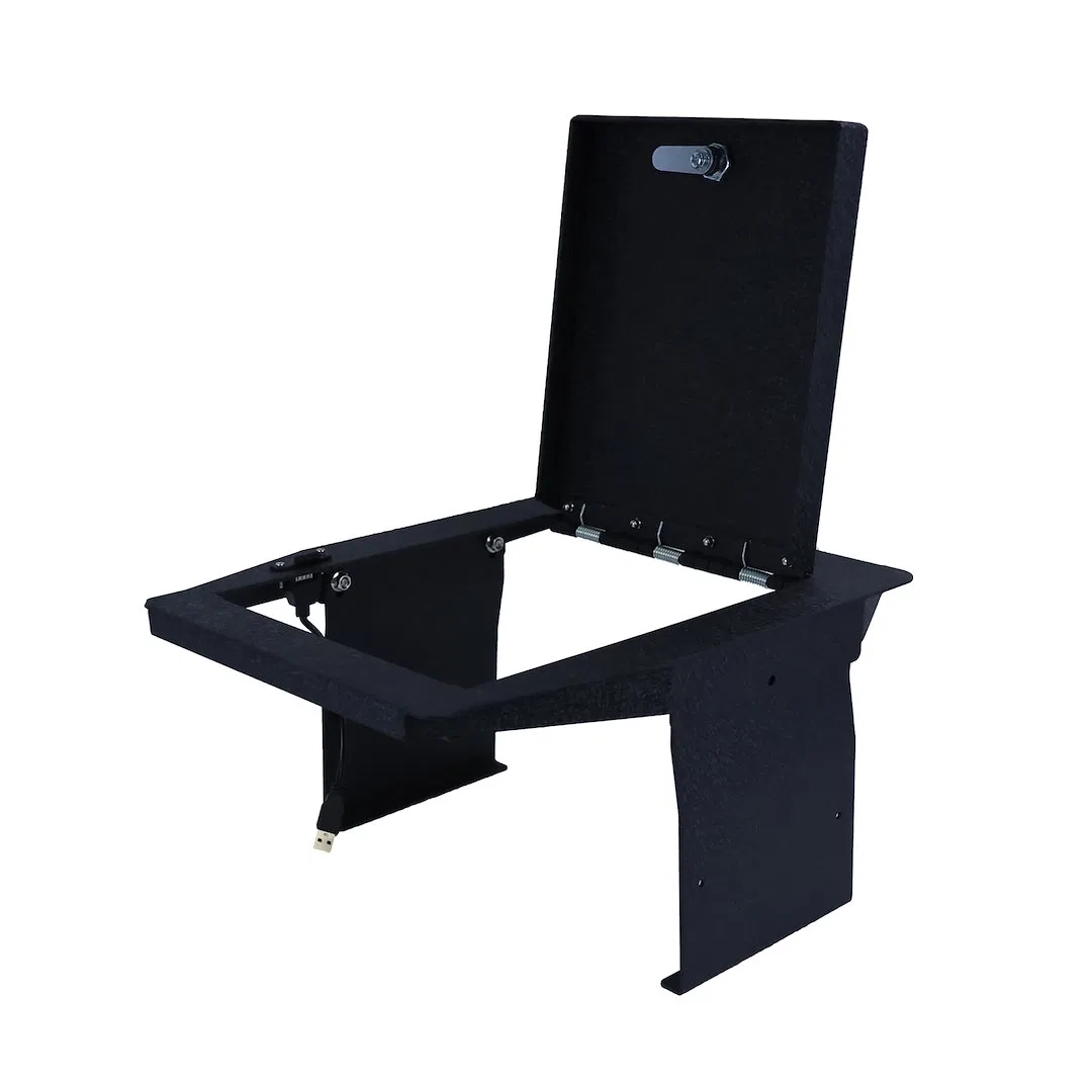 ASFF06 – BLACK HORSE Console Security Insert, With 4 Digit Combination Lock Powder Coat Black Steel