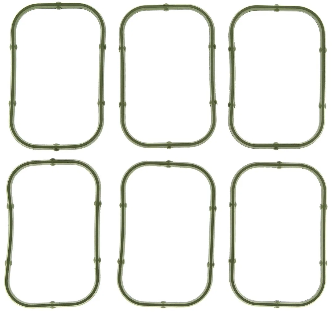 MS19878 – CLEVITE 77 Plenum Gasket, OE Replacement 6 Piece Rubber