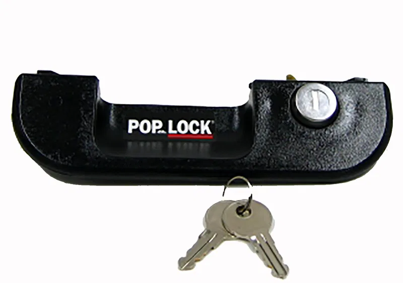 PL5100 – POPNLOCK LLC Tailgate Lock, Locks Tailgate Handle Manual Black Plastic Direct-Fit