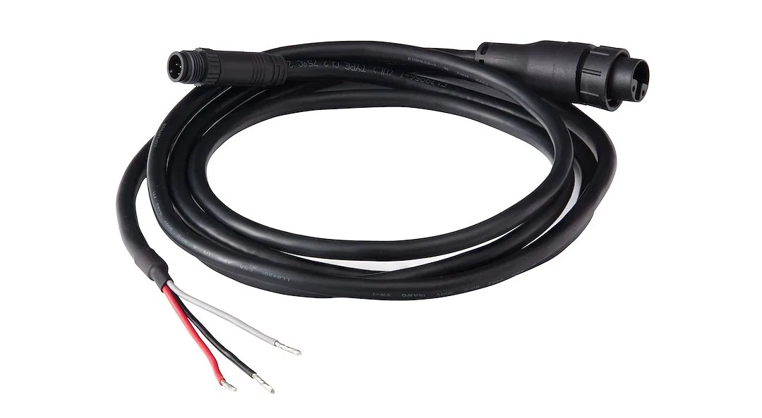 R70523 – RAYMARINE Multi Function Display Power Cable, Axiom/Element Power/STng Data Cable, 1.5 Meter Length.