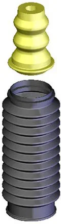 SB102 – KYB SHOCKS Shock Absorber Boot, Black Single